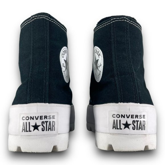 Converse Chuck Taylor All Star Lugged Sneakers 565901C High Top Black Women 7 - Picture 6 of 9